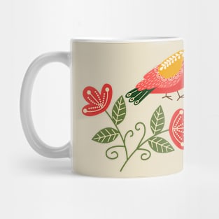 Bird & Flower Mug